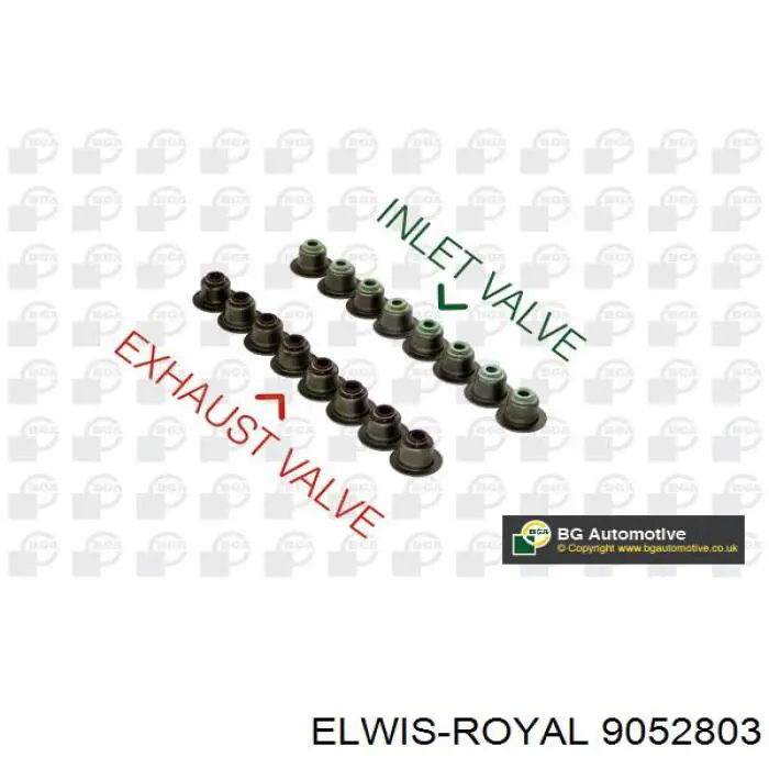 9052803 Elwis Royal сальник клапана (маслознімний, впуск/випуск, комплект на мотор)