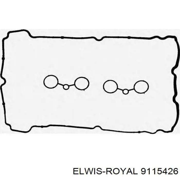 9115426 Elwis Royal прокладка клапанної кришки двигуна, комплект