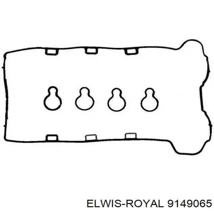 9149065 Elwis Royal прокладка клапанної кришки двигуна, комплект