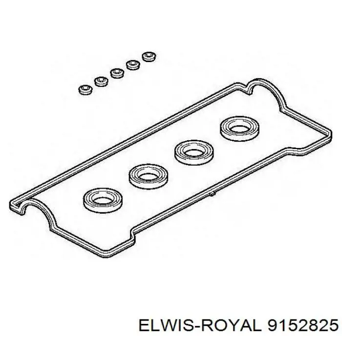 Прокладка клапанної кришки двигуна, комплект 9152825 Elwis Royal