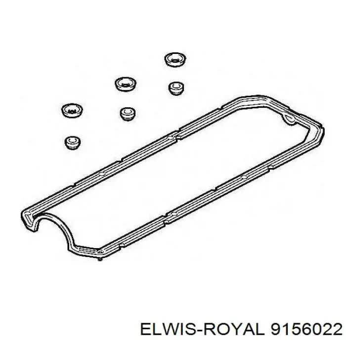 Прокладка клапанної кришки двигуна, комплект Elwis Royal 9156022 ціна, від 13.12 USD