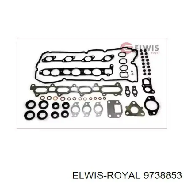 9738853 Elwis Royal Комплект прокладок двигуна, верхній