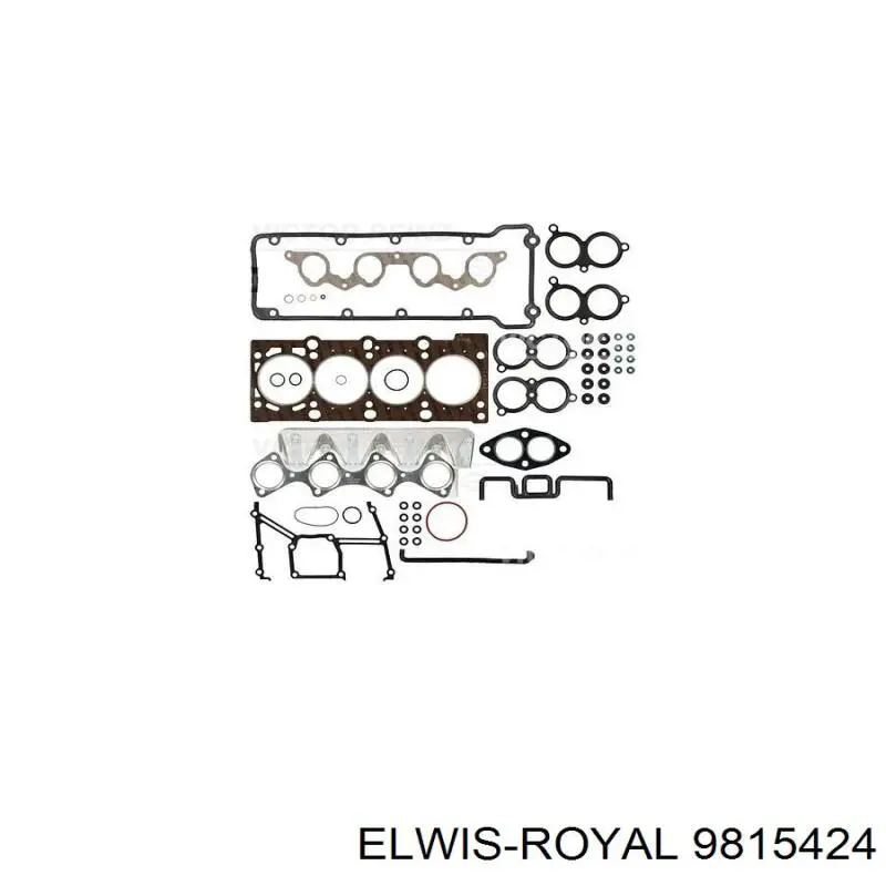 9815424 Elwis Royal комплект прокладок двигуна, верхній