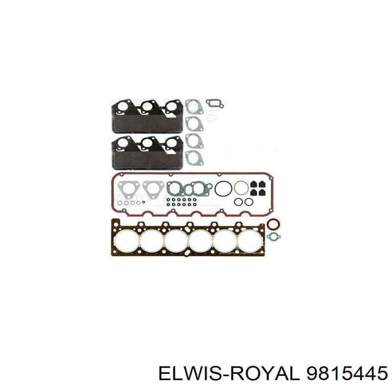 9815445 Elwis Royal комплект прокладок двигуна, верхній