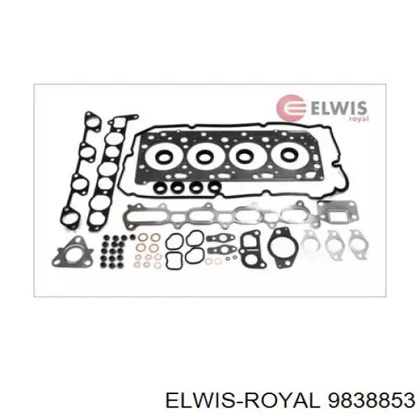 9838853 Elwis Royal Комплект прокладок двигуна, верхній