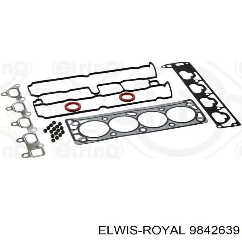9842639 Elwis Royal комплект прокладок двигуна, верхній