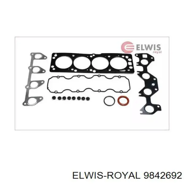 Комплект прокладок двигуна, верхній 9842692 Elwis Royal