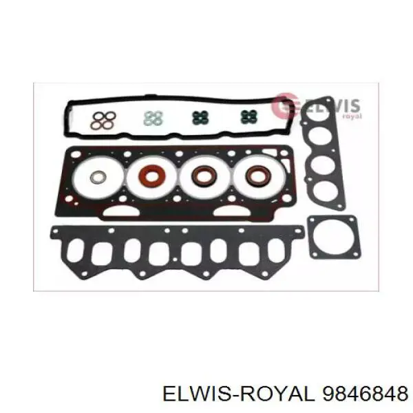 9846848 Elwis Royal Комплект прокладок двигуна, верхній