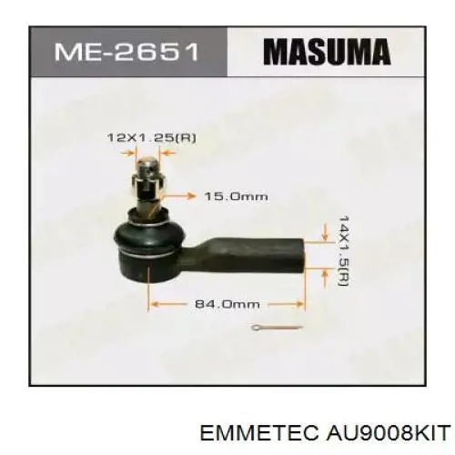 РМК рульовго механізму Emmetec AU9008KIT ціна, від 44.98 USD