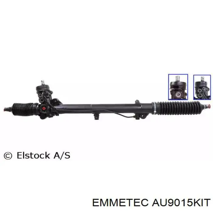 Ремкомплект рульової рейки (механізму) г/у, (комплект ущільнень) Audi A4 B7 (8EC) (Ауді A4)