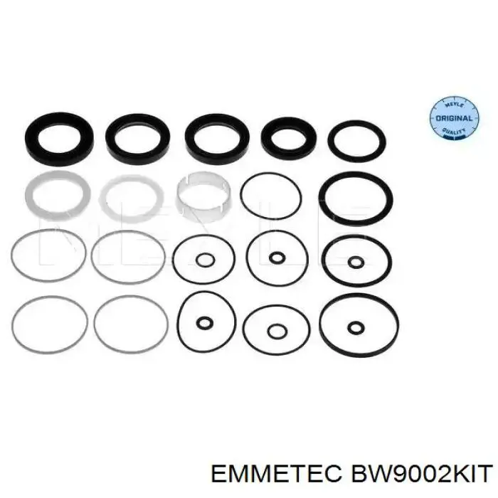BW9002KIT Emmetec ремкомплект рульової рейки (механізму г/у, (комплект ущільнень))