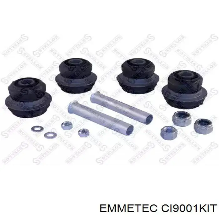 Ремкомплект рульової рейки (механізму) г/у, (комплект ущільнень) EMMETEC CI9001KIT
