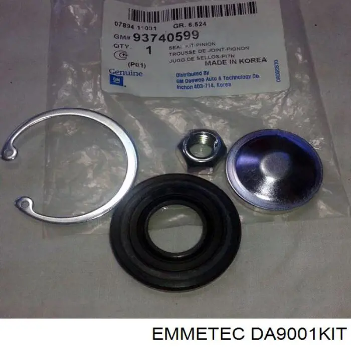 Ремкомплект до рульової рейки на Opel Kadett E 35, 36, 45, 46