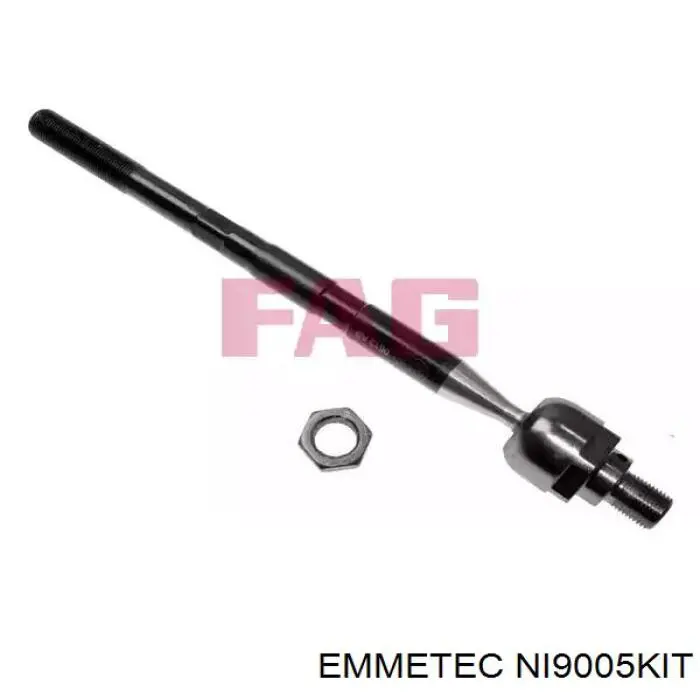 Ремкомплект рульової рейки (механізму) г/у, (комплект ущільнень) EMMETEC NI9005KIT