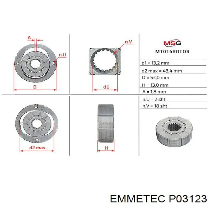  P03123 Emmetec