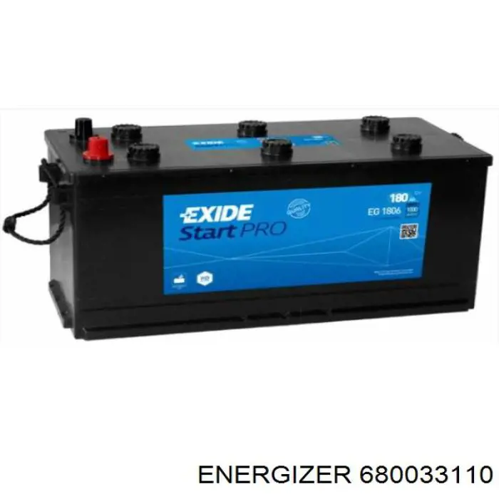 Акумуляторна батарея, АКБ 680033110 Energizer