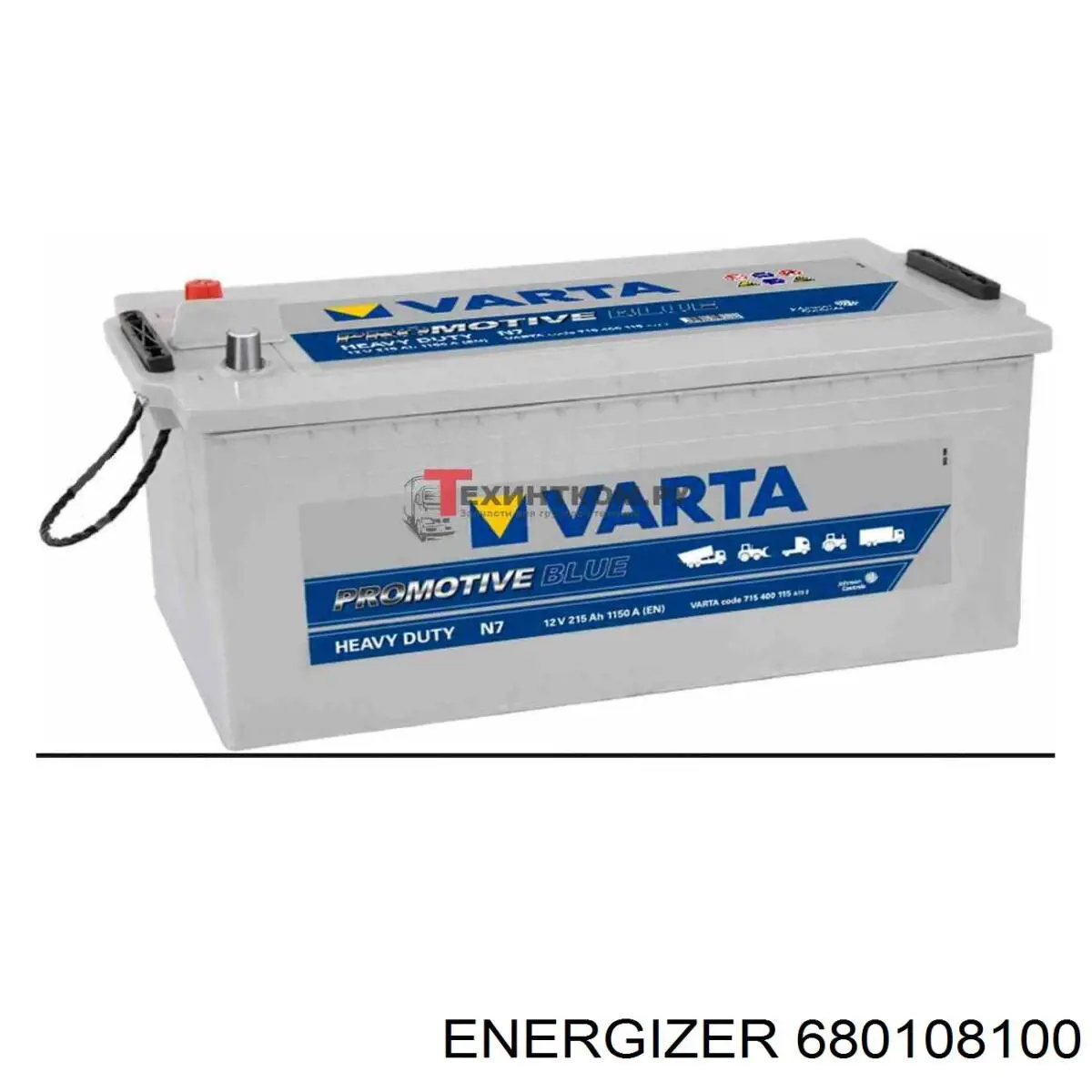 680108100 Energizer акумуляторна батарея, акб