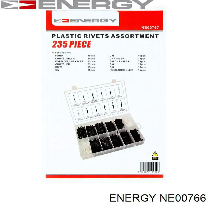Купити NE00766 Energy Пістон (кліп) кріплення бризковика