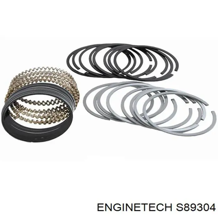 Кільця поршневі комплект на мотор, 2-й ремонт (+0,50) SWN30189ZY050 NE/NPR