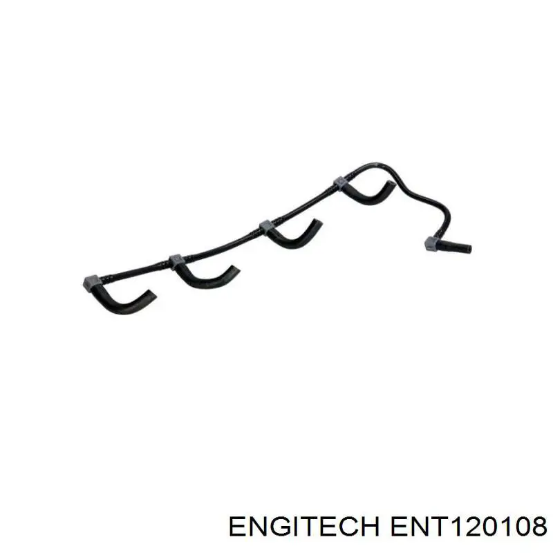 ENT120108 Engitech трубка паливна, зворотня від форсунок