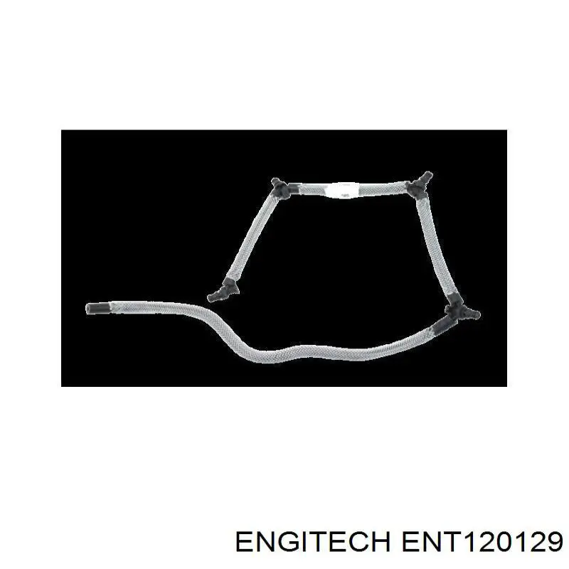 ENT120129 Engitech трубка паливна, зворотня від форсунок