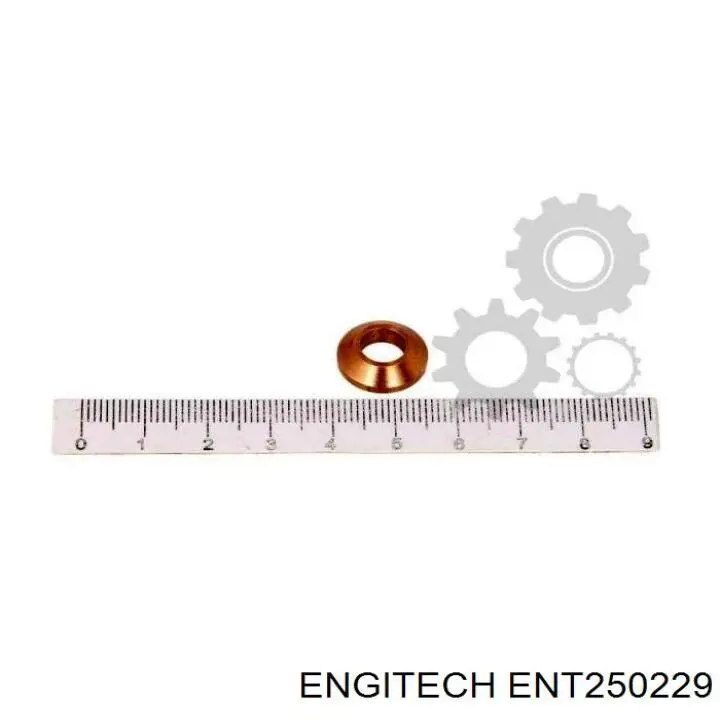 ENT250229 Engitech кільце форсунки інжектора, посадочне
