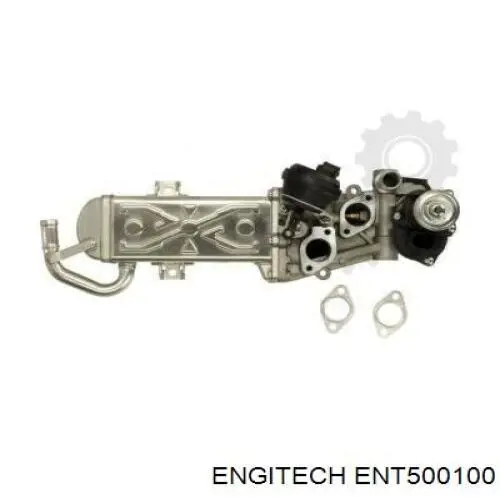 Радіатор системи EGR рециркуляції вихлопних газів ENT500100 Engitech