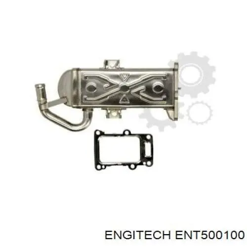 Радіатор системи рециркуляції ОГ ENT500100 Engitech