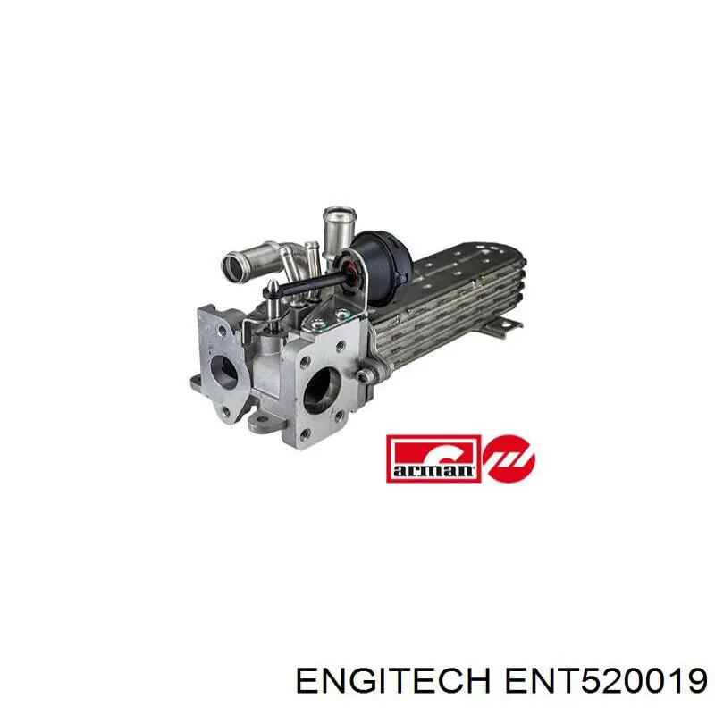 Радіатор системи EGR рециркуляції вихлопних газів ENT520019 Engitech