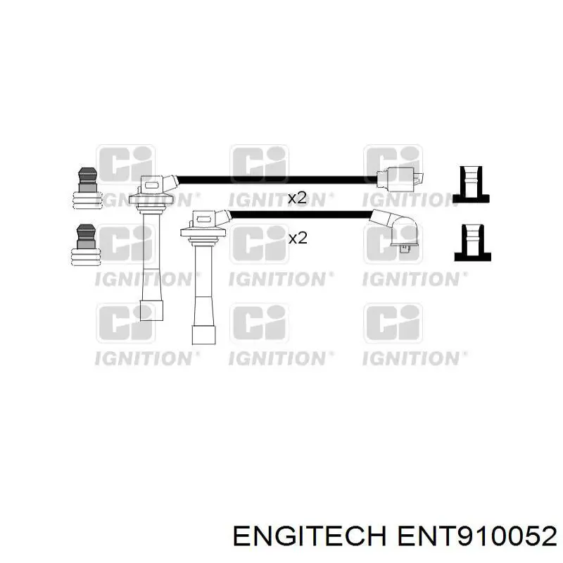 Дроти запалювання Engitech ENT910052 ціна, від 29.04 USD