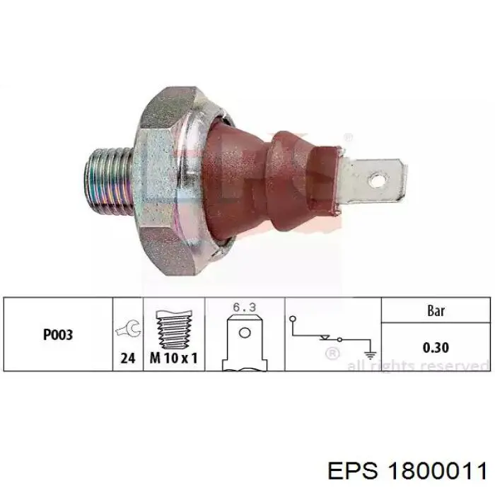 Купити KVT9278AA Ford Датчик тиску масла