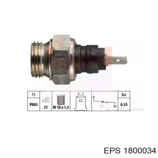 Купити 7701349794 Renault (RVI) Датчик тиску масла
