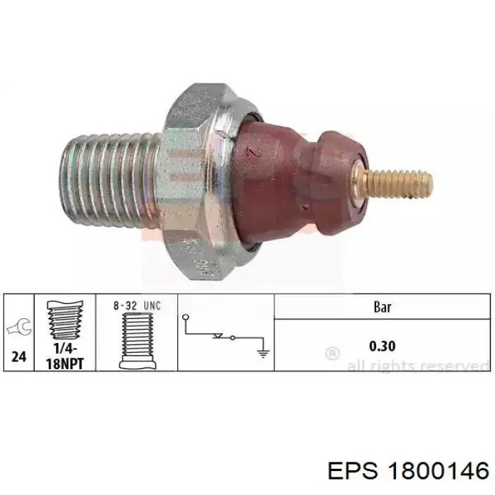 Датчик тиску масла 1800146 EPS