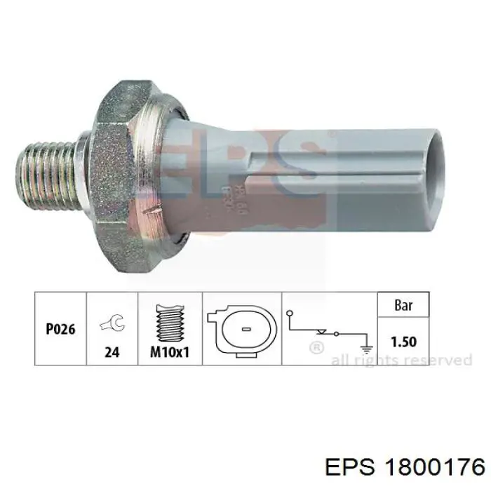 Датчик тиску масла 1800176 EPS