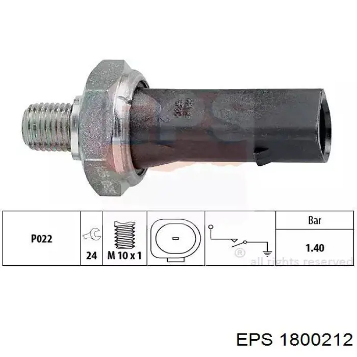 Манометри (показник тиску масла) Bentley 06K919081B ціна, від 5.64 USD