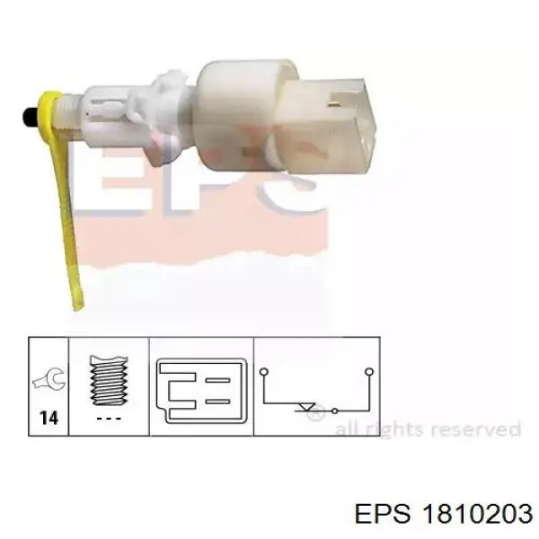 Кнопка стоп-сигналу Fiat/Alfa/Lancia 46837391 ціна, від 4.37 USD