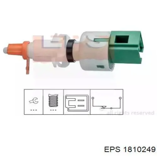 Датчик включення зчеплення EPS 1810249 ціна, від 6.59 USD