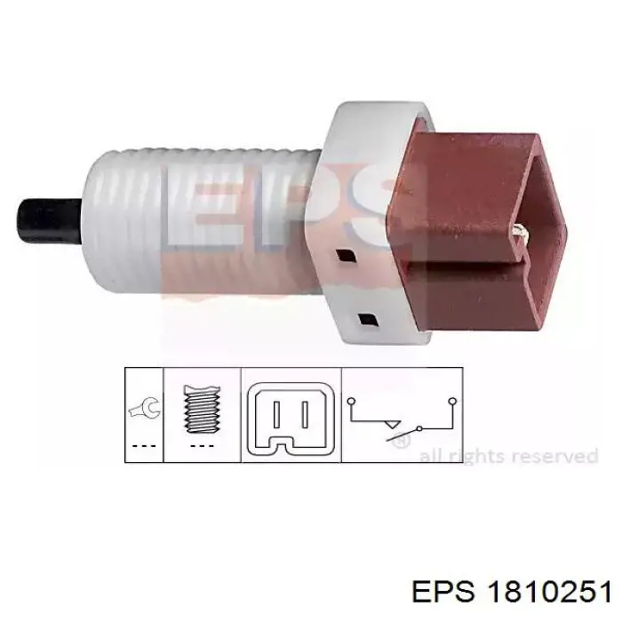 Кнопка стоп-сигналу EPS 1810251 ціна, від 8.23 USD