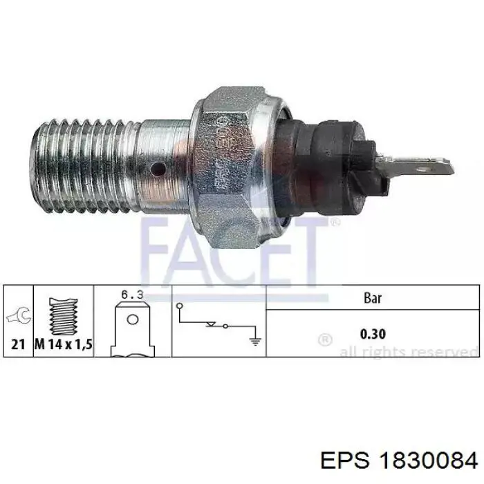 31590 FAE Покажчик температури охолоджуючої рідини