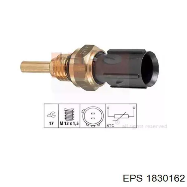 Термодатчик охолоджуючої рідини EPS 1830162 ціна, від 9.09 USD