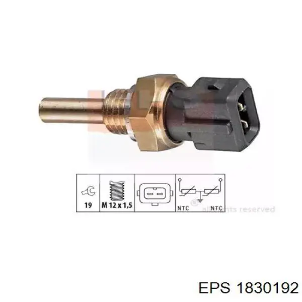 Датчик температури радіатора EPS 1830192 ціна, від 8.99 USD
