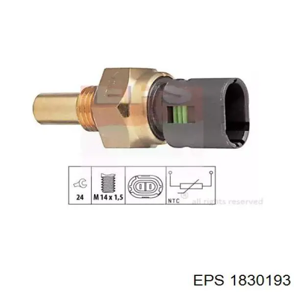 Датчик температури масла двигуна Renault (RVI) 7700808951 ціна, від 340.02 USD