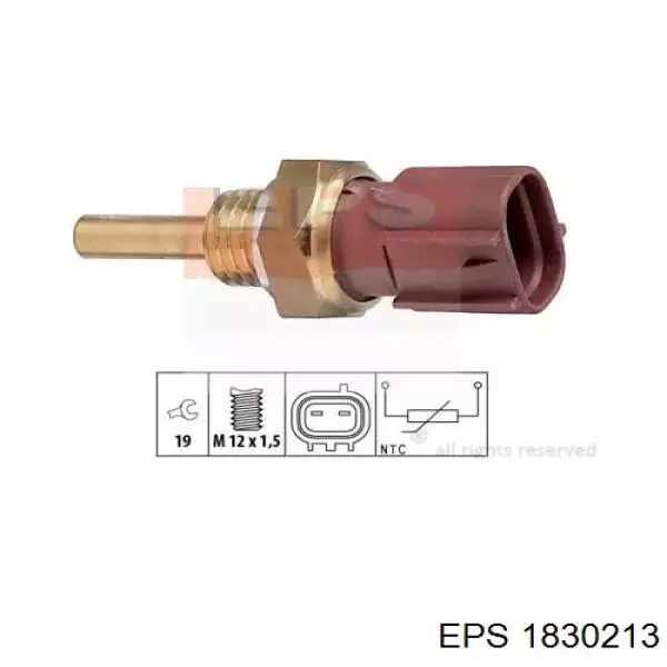 Термодатчик охолоджуючої рідини EPS 1830213 ціна, від 9.44 USD