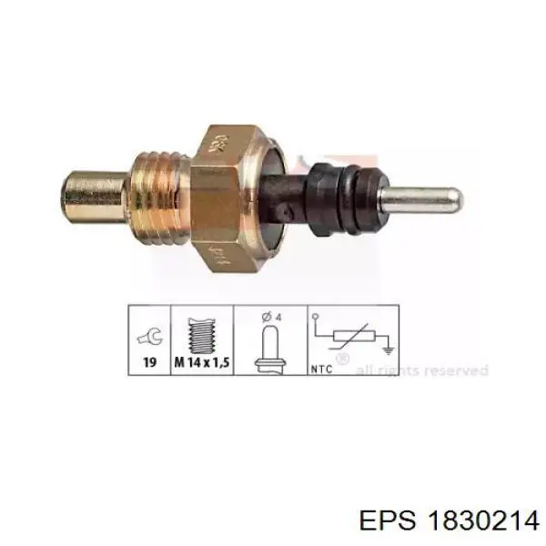 Термодатчик охолоджуючої рідини HELLA 6PT013113021 ціна, від 9.95 USD