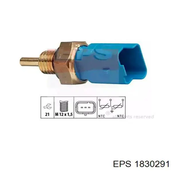 Термодатчик охолоджуючої рідини EPS 1830291 ціна, від 6.79 USD