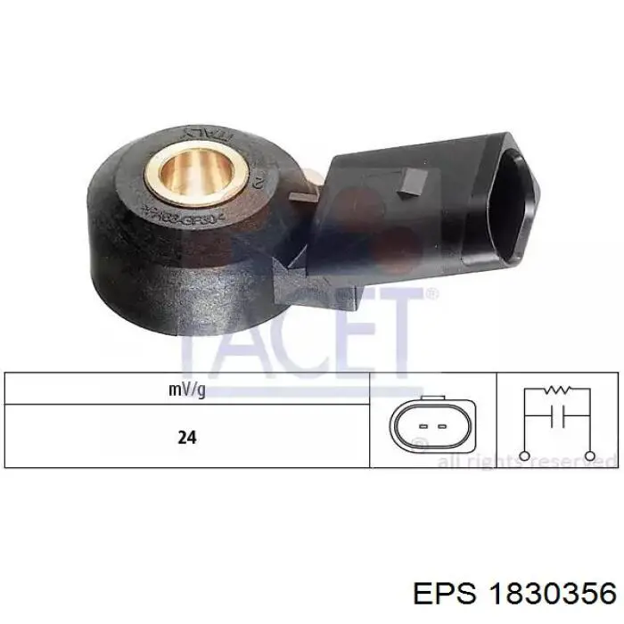 Термодатчик охолоджуючої рідини EPS 1830356 ціна, від 10.47 USD