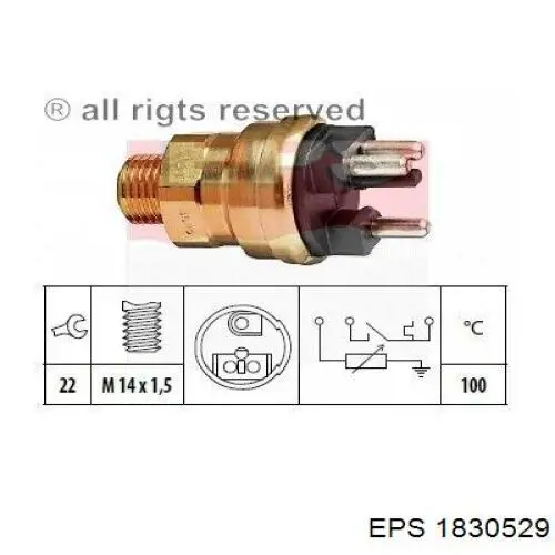 Датчик температури радіатора Mercedes A0065459124 ціна, від 13.72 USD