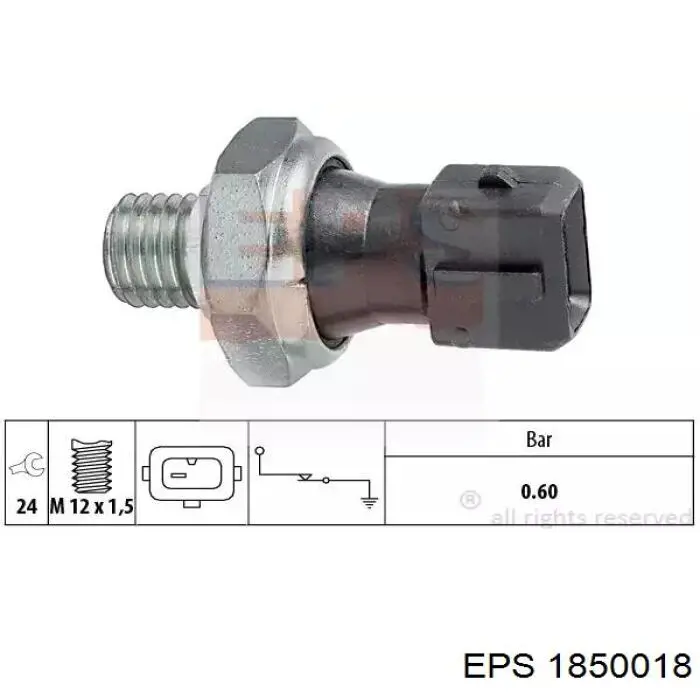 Купити 7700268560 Renault (RVI) Датчик включення вентилятора