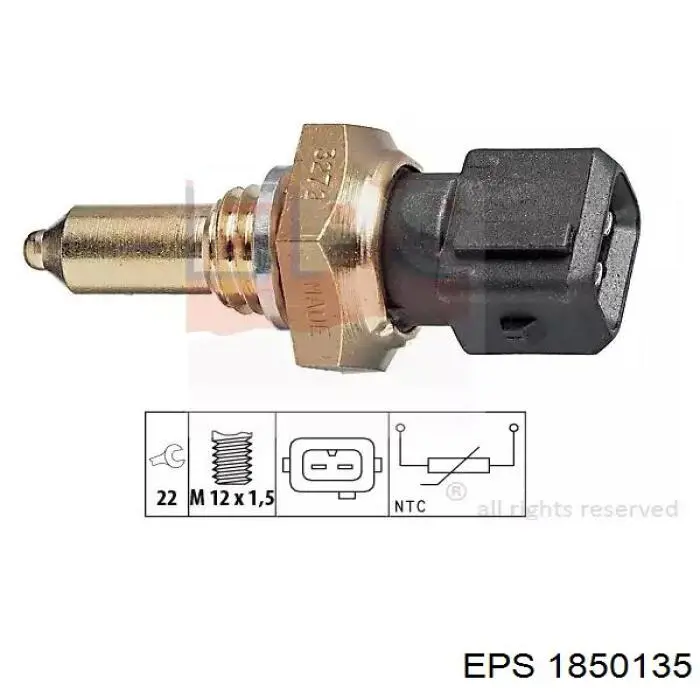 Датчик температури радіатора Mercedes A0025457934 ціна, від 7.07 USD