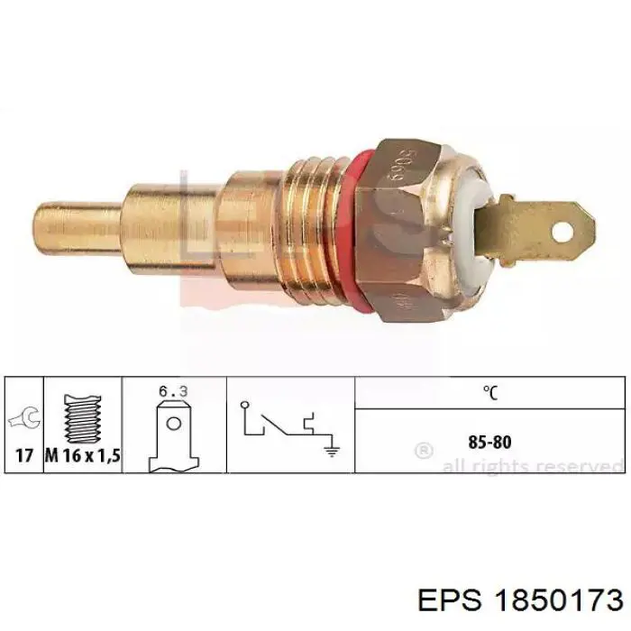 MB660663 Mitsubishi Датчик радіатора